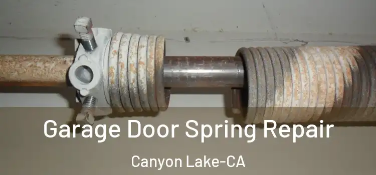 Garage Door Spring Repair Canyon Lake-CA